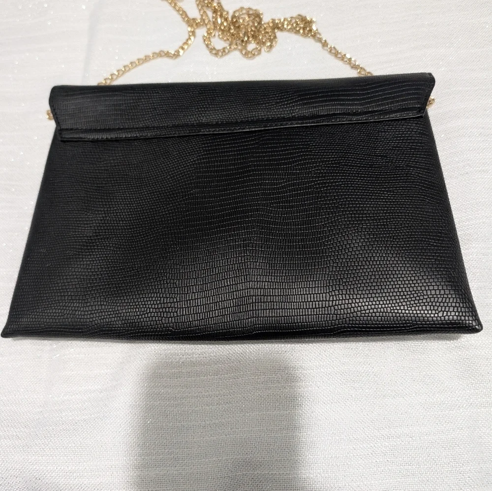 Primark black faux